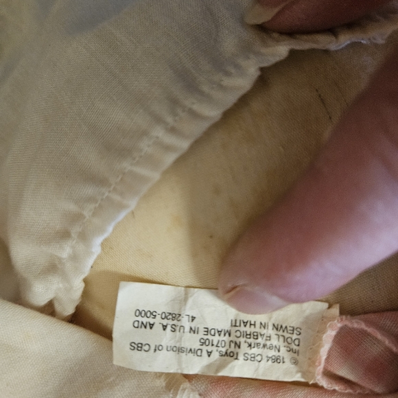 Vintage and Rare Thumbelina Doll Soft Body Doll with Pink Dress and Bloomers - Picture 7 of 11